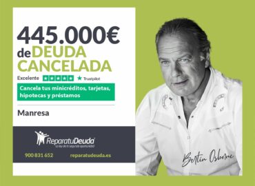 Repara tu Deuda Abogados cancela 445.000€ en Manresa (Cataluña) con la Ley de Segunda Oportunidad