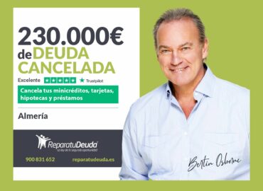 Repara tu Deuda Abogados cancela 230.000€ en Almería (Andalucía) con la Ley de Segunda Oportunidad