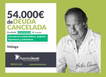 Repara tu Deuda Abogados cancela 54.000€ en Málaga (Andalucía) con la Ley de Segunda Oportunidad