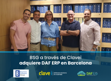 Business Software Group a través de Clavei adquiere DAF ERP en Barcelona