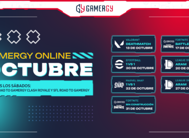 Octubre con O de ocio: más de 5 torneos online este mes para estar en GAMERGY 2023