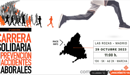 La Comunidad Nalanda organiza la 3ª Carrera por la Prevención de Accidentes Laborales