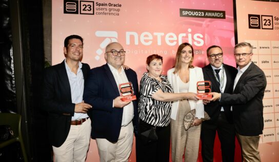 Neteris y Angulas Aguinaga ganan el premio al Mejor Proyecto del año 2023 en la categoría de Aplicaciones Oracle