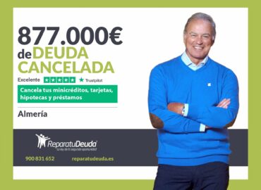 Repara tu Deuda Abogados cancela 877.000€ en Almería (Andalucía) gracias a la Ley de Segunda Oportunidad