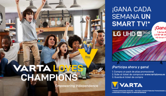 VARTA regala una televisión para disfrutar de los Juegos Olímpicos