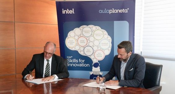 Intel y Aulaplaneta impulsarán la competencia digital de los docentes españoles