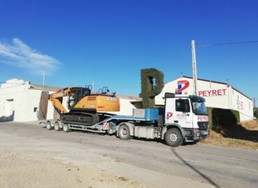 Peyret transporta las cargas más pesadas en una logística con propósito