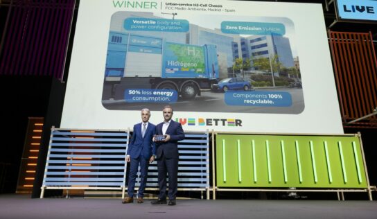 FCC Medio Ambiente gana con su camión de hidrógeno los World Smart City Awards