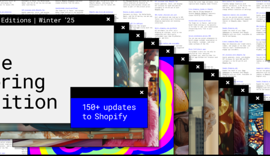 Editions Invierno ‘25: Shopify presenta sus últimas actualizaciones