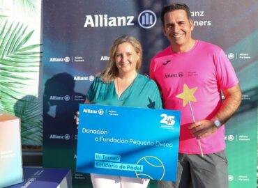 Allianz Partners España organiza su III Torneo de Pádel solidario a favor de la Fundación Pequeño Deseo