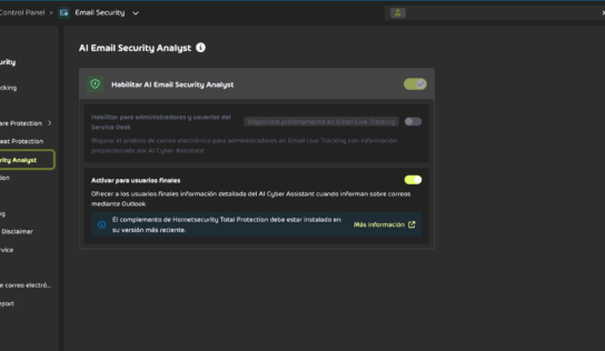 Hornetsecurity presenta su nueva solución de ciberseguridad AI Cyber Assistant