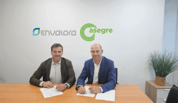 ENVALORA y ASEGRE firman un acuerdo para impulsar la gestión sostenible de los residuos de envases industriales