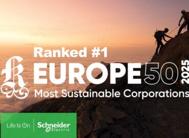 Schneider Electric reconocida como la empresa más Sostenible de Europa por Corporate Knights