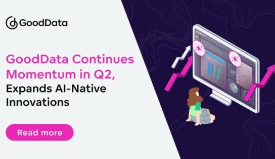 GoodData mantiene su impulso en el segundo trimestre y amplía sus innovaciones nativas de IA