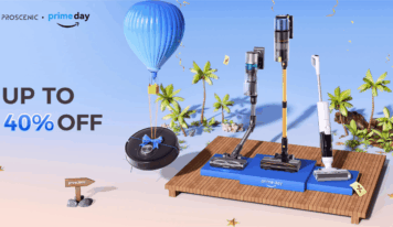 Ahorrar hasta un 40% este Prime Day 2025: los aspiradores veraniegos de Proscenic desde solo 89€