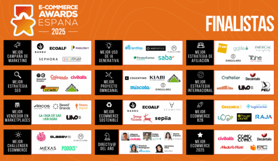 Los Ecommerce Awards 2025: los finalistas al Mejor eCommerce de España