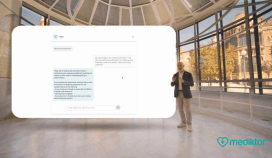Mediktor lanza AI Medical Agent: triaje digital «más humano» impulsado por la tecnología de Gen AI de AWS