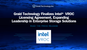 Graid Technology alcanza un acuerdo con Intel VROC y refuerza su liderazgo en almacenamiento empresarial