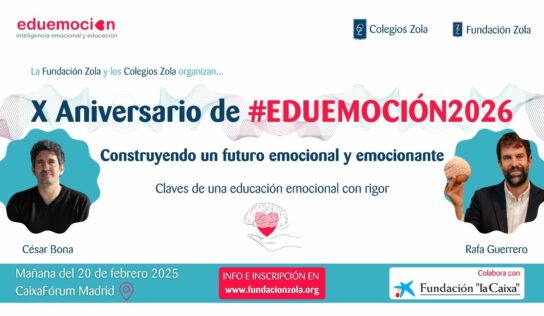 Rafa Guerrero y César Bona abordarán en Eduemoción 2026 cómo educar emocionalmente más allá de las modas