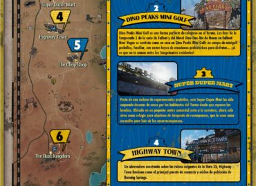 Tour por el Yermo: el mapa de los destinos imprescindibles de la serie Fallout dentro del juego