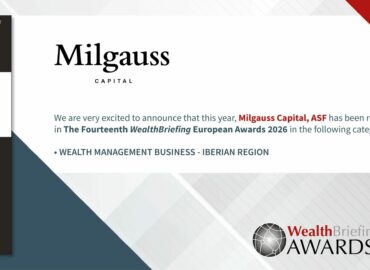 La andorrana Milgauss Capital, ASF recibe en Londres el prestigioso galardón a la Mejor Gestión de Patrimonios de la península ibérica
