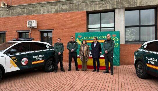 La Guardia Civil de Salamanca cardioprotege diez vehículos patrulla para atender a los pequeños municipios de la provincia