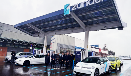 Zunder inaugura su estación de carga en Sedaví (Valencia) tras reconstruir los daños causados por la DANA