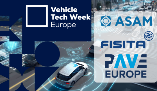 Vehicle Tech Week Europe anuncia asociaciones estratégicas con PAVE Europe, ASAM y FISITA
