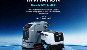 Sparkoz debutará con dos robots de limpieza comerciales insignia en Interclean Ámsterdam 2026