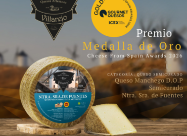 Quesos Villarejo arrasa en el Salón Gourmets: Oro, tres medallas y cuatro finalistas entre 801 quesos
