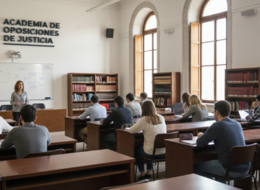 Oposiciones de Justicia online desde 59€: academiaoposiciones.es prepara Auxilio Judicial, Tramitación, Gestión Procesal y LAJ