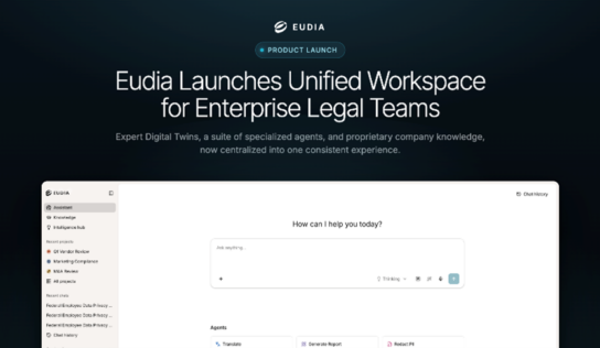 Eudia lanza un espacio de trabajo unificado para equipos legales empresariales