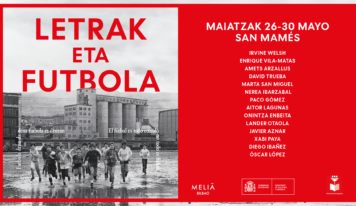 El festival de la Fundación Athletic Club «Letras y Fútbol» arranca el próximo 26 de mayo en Bilbao