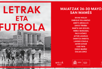 El festival de la Fundación Athletic Club «Letras y Fútbol» arranca el próximo 26 de mayo en Bilbao