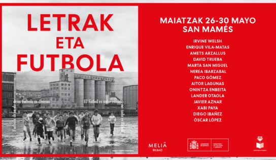 El festival de la Fundación Athletic Club «Letras y Fútbol» arranca el próximo 26 de mayo en Bilbao
