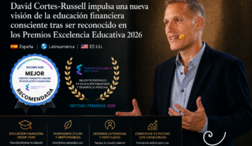 David Cortes-Russell impulsa una nueva visión de la educación financiera consciente tras ser reconocido en los Premios Excelencia Educativa 2026