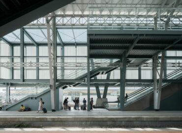 Comenza en el nuevo edificio de viajeros de la estación Santiago de Compostela-Daniel Castelao