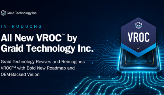 Graid Technology lanza VROC™ by Graid Technology con el respaldo de fabricantes OEM de primer nivel