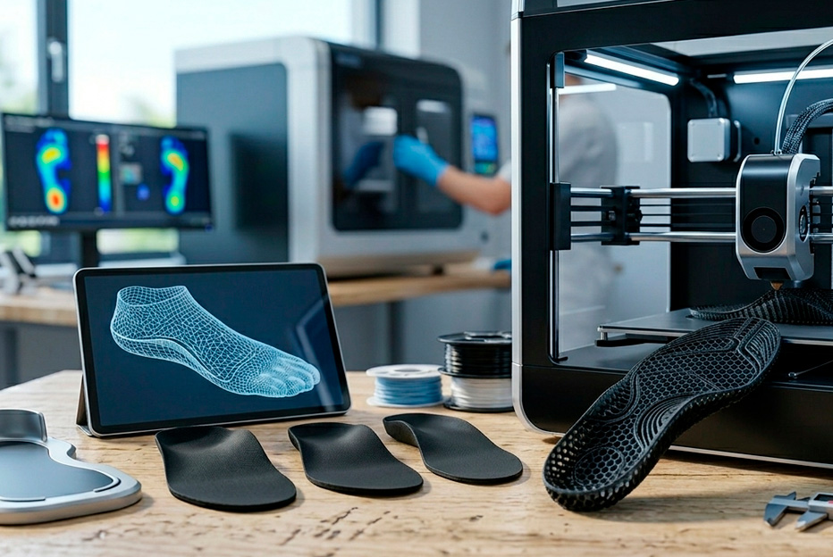 Plantillas para pies con tecnología 3D e IA Plantillas para pies con tecnología 3D e IA
