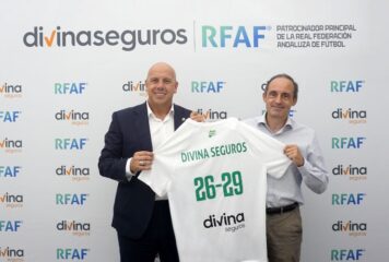 <div>La Real Federación Andaluza de Fútbol «se viste» de Divina Seguros</div>