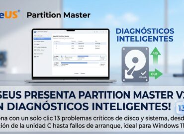 EaseUS lanza una nueva actualización de su software de administración de particiones: EaseUS Partition Master v20.8 con Diagnósticos Inteligentes para detectar 13 problemas de disco y mantener la salud del sistema y del disco