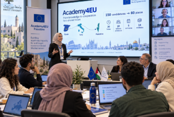 De 150 candidaturas a 60 plazas: Academy4EU prepara talento palestino para convertir ideas en proyectos europeos